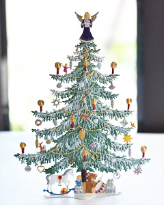 ドイツの錫飾り おおきなクリスマスツリー：メルヒェン